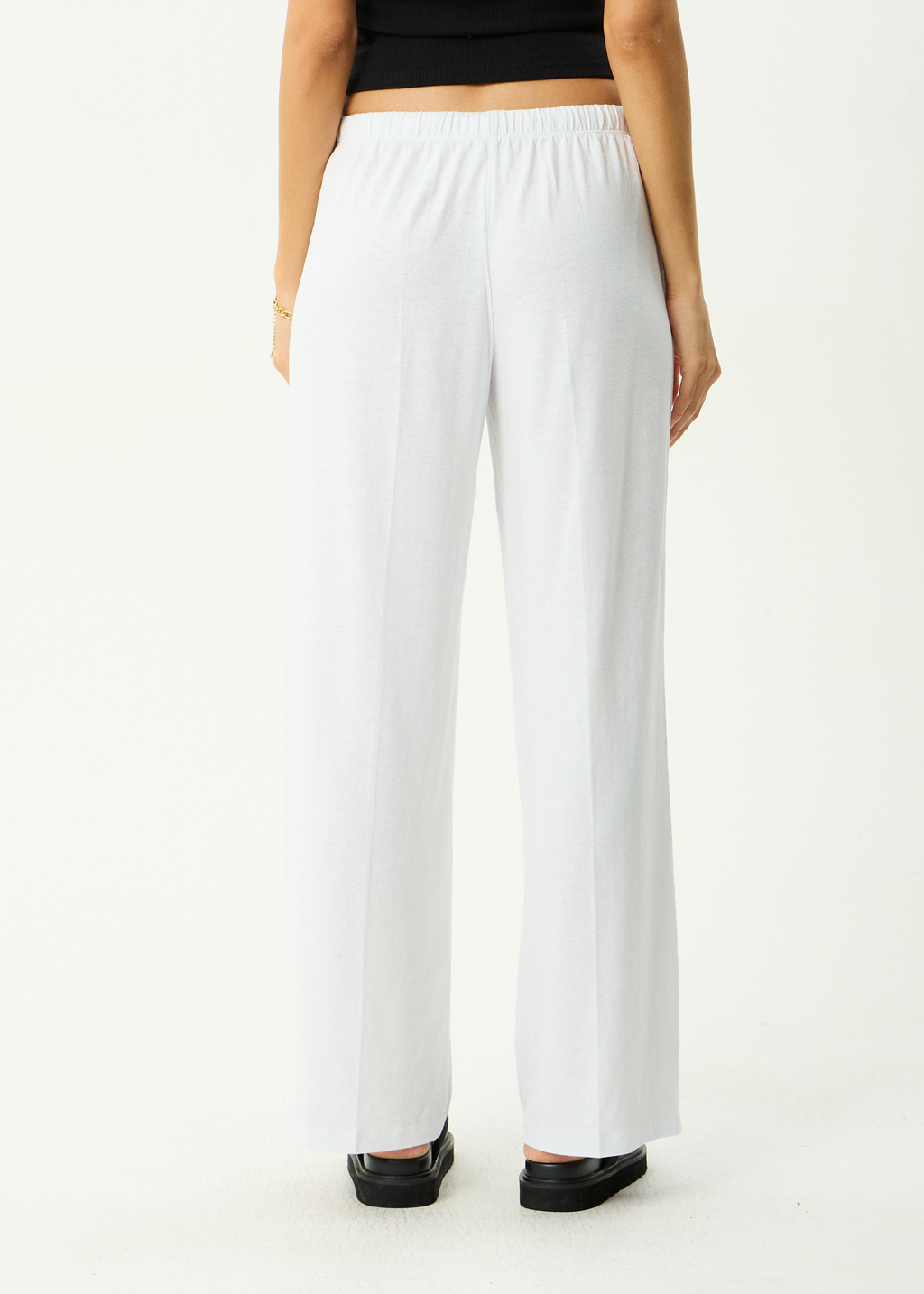 AFENDS Womens Jones - Hemp Pant - White