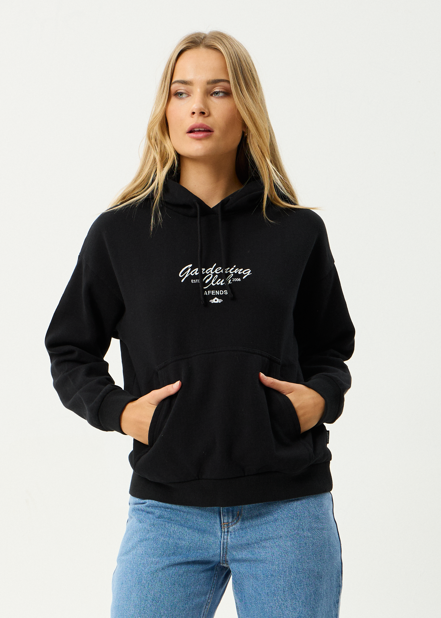 AFENDS Womens Gardening Club - Hoodie - Black