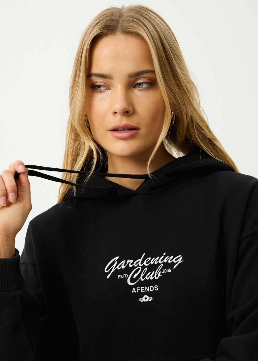 AFENDS Womens Gardening Club - Hoodie - Black