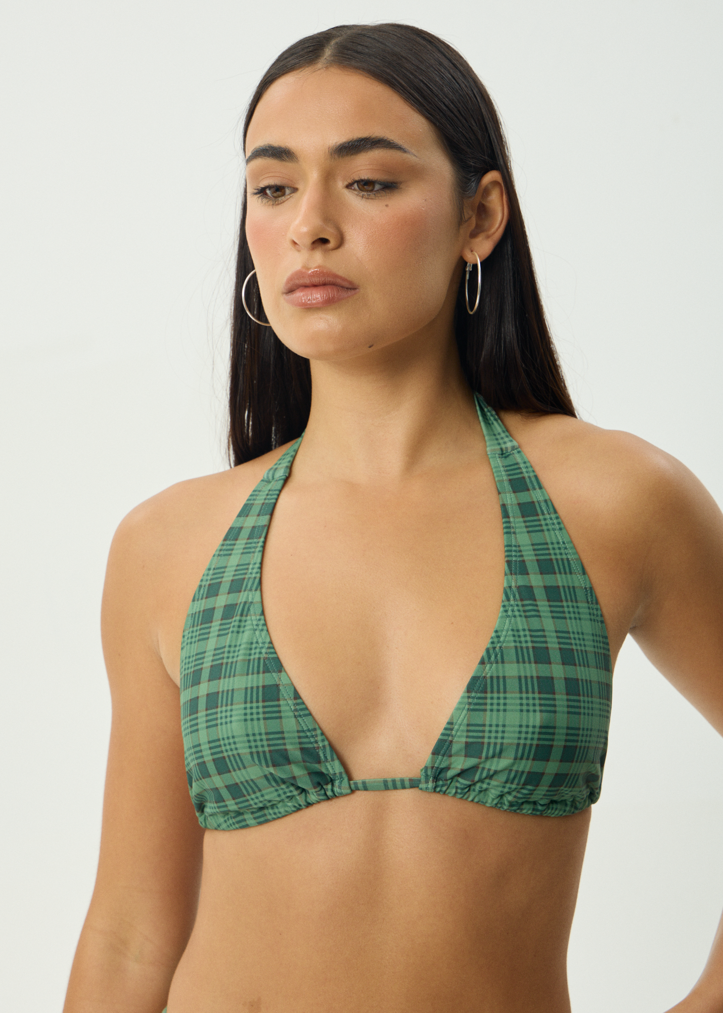 AFENDS Womens Lonnie - Bikini Top - Hunter Green