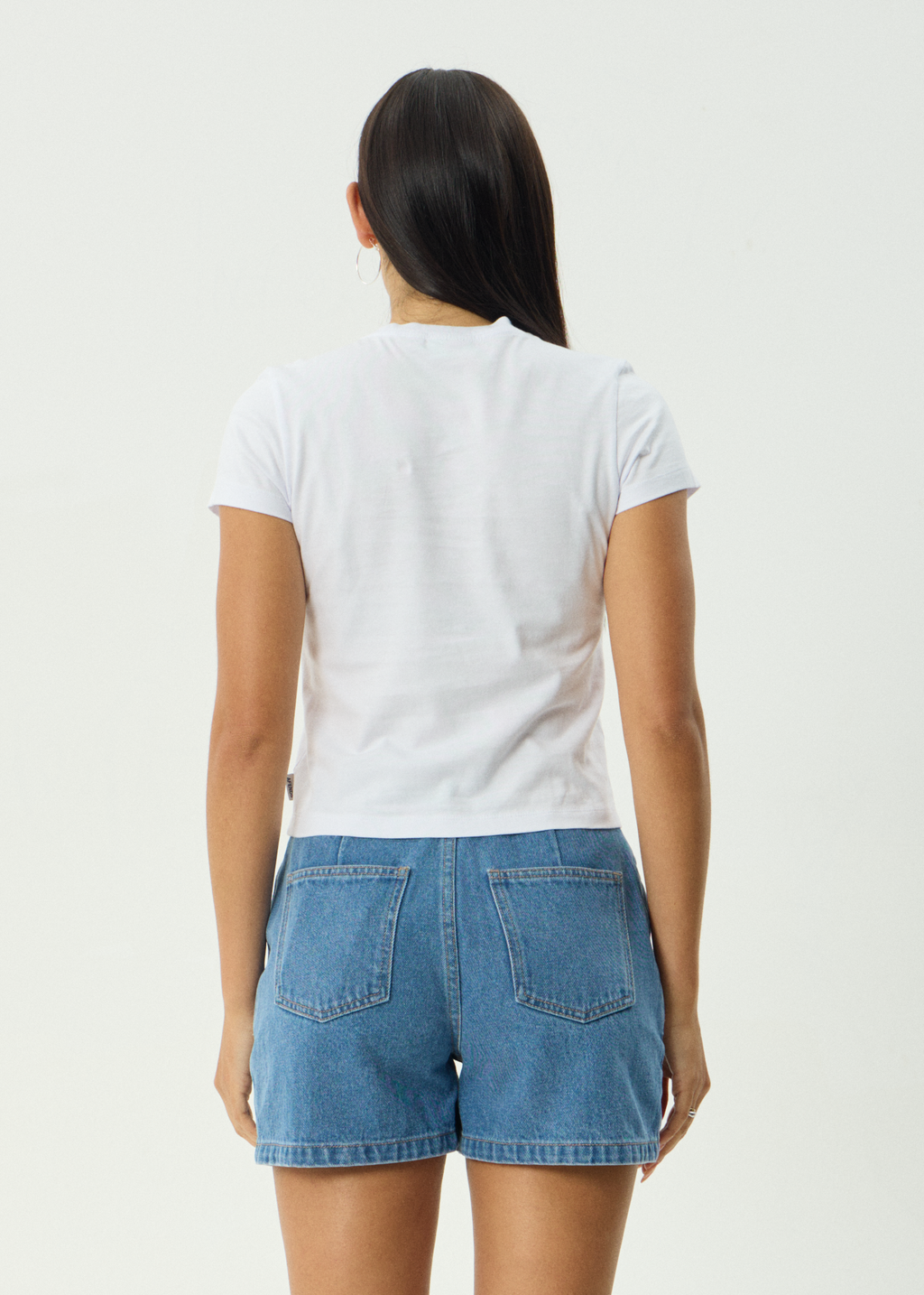 AFENDS Womens Tropic Of Cancer - Baby Tee - White