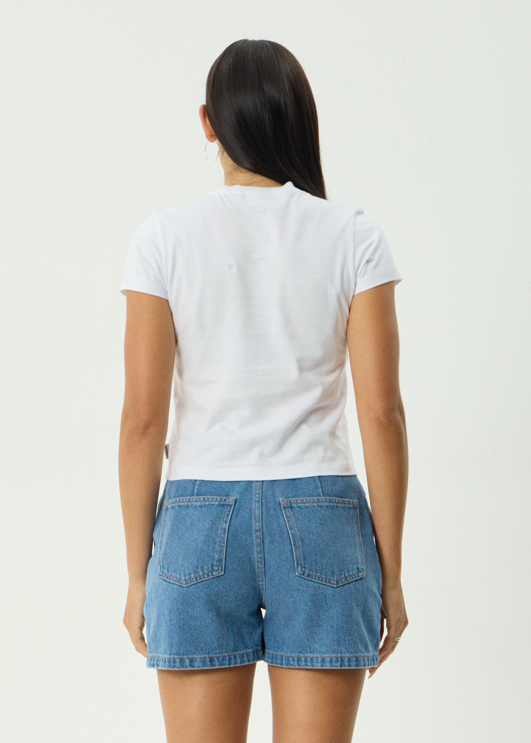 AFENDS Womens Tropic Of Cancer - Baby Tee - White