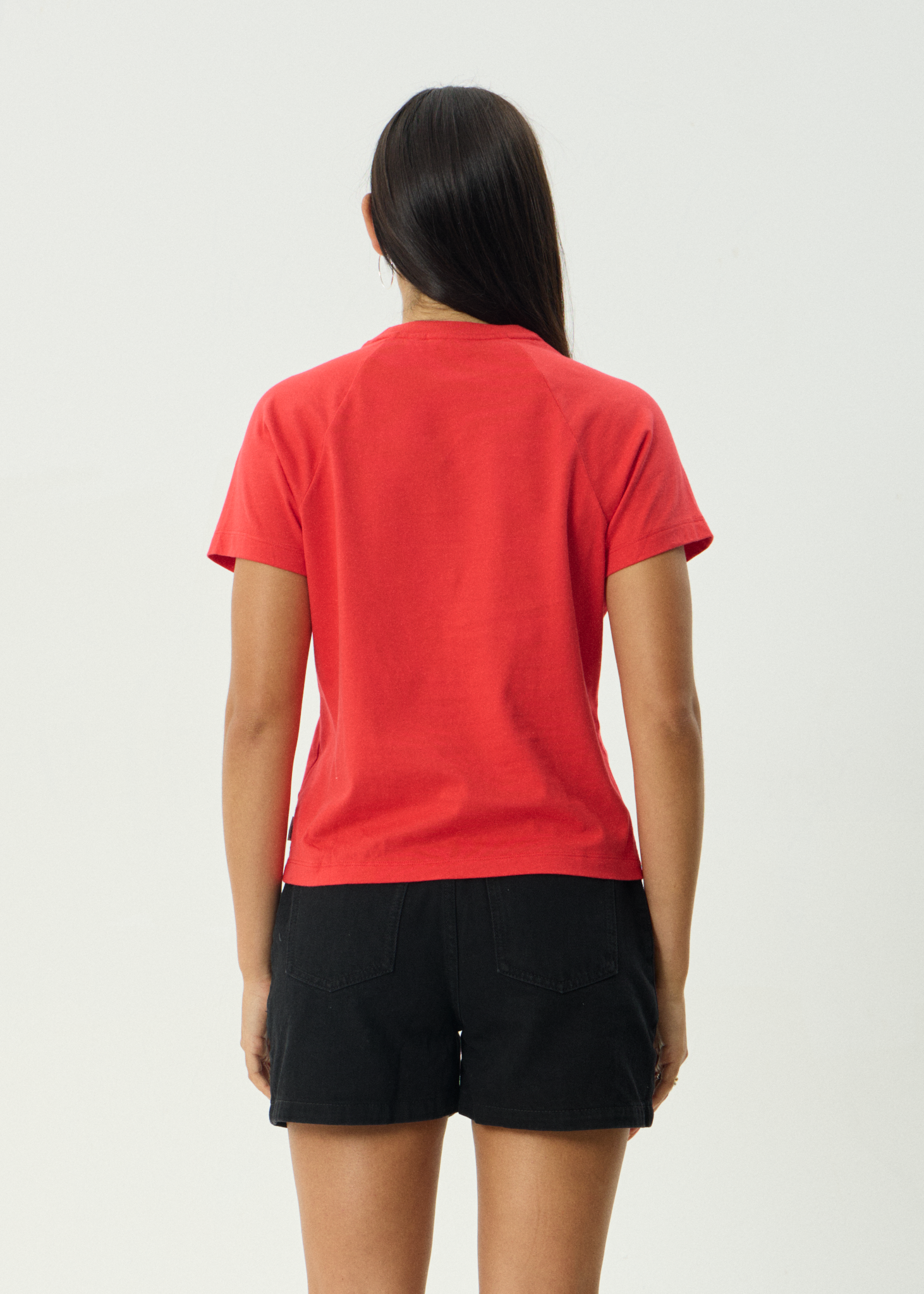 AFENDS Womens Amalfi - Raglan Tee - Tomato