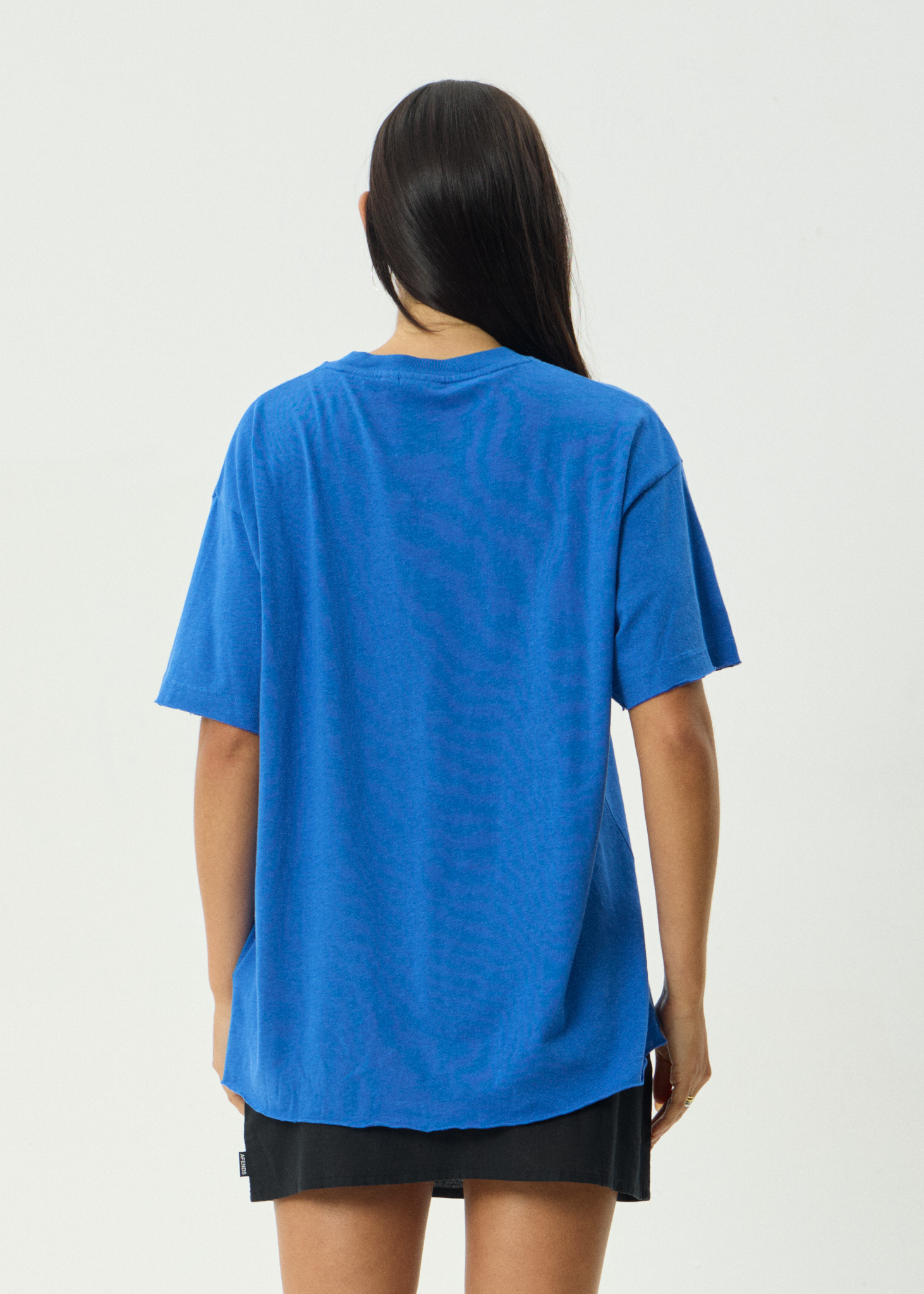 AFENDS Womens Sunbake - Oversized Tee - Marina