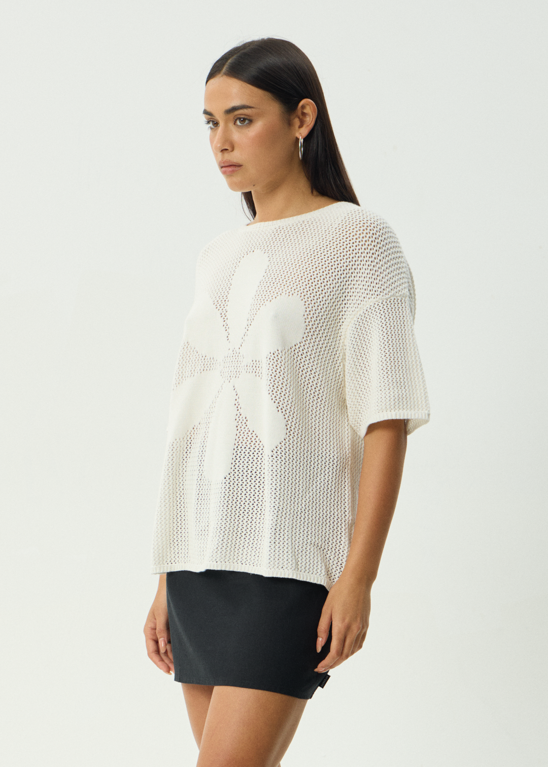 AFENDS Womens Riley - Knit Tee - White