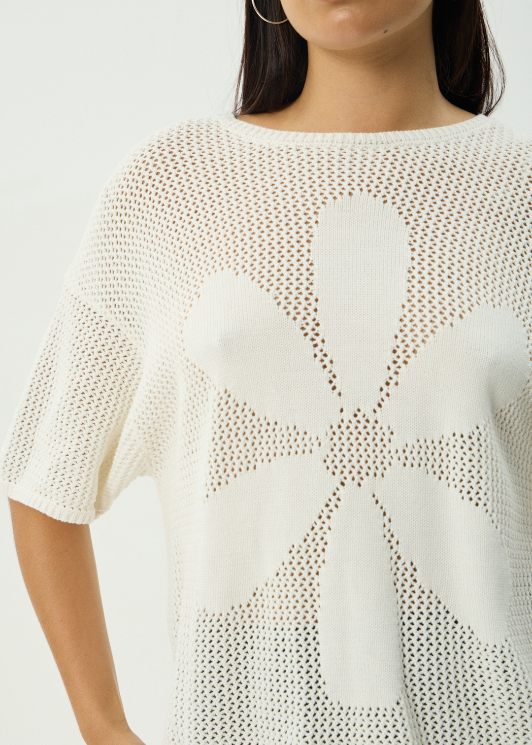 AFENDS Womens Riley - Knit Tee - White