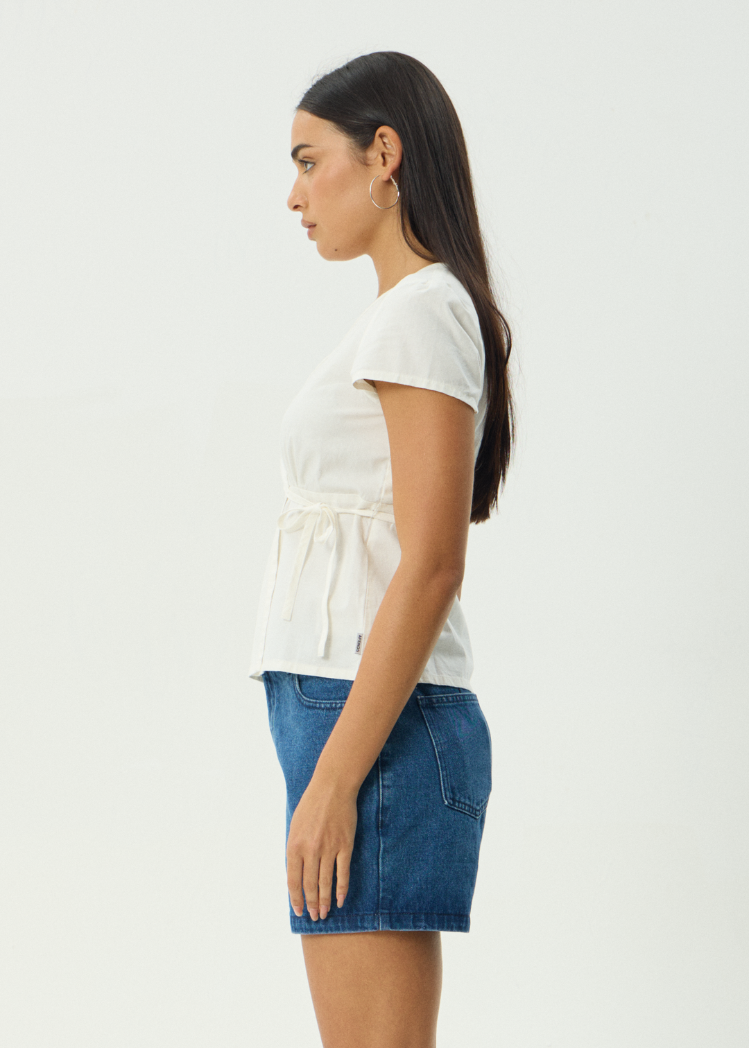 AFENDS Womens Loula - Wrap Top - White