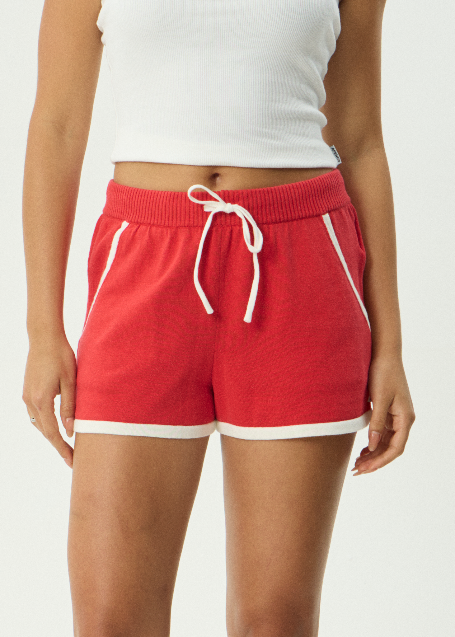 AFENDS Womens Litty - Knit Short - Tomato