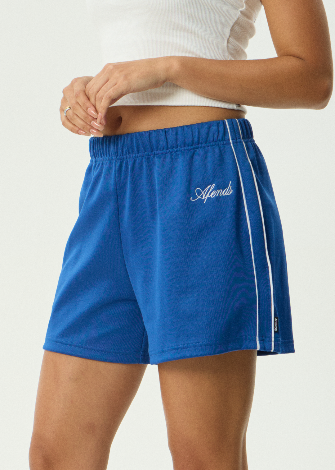 AFENDS Womens Avenue - Track Short - Marina