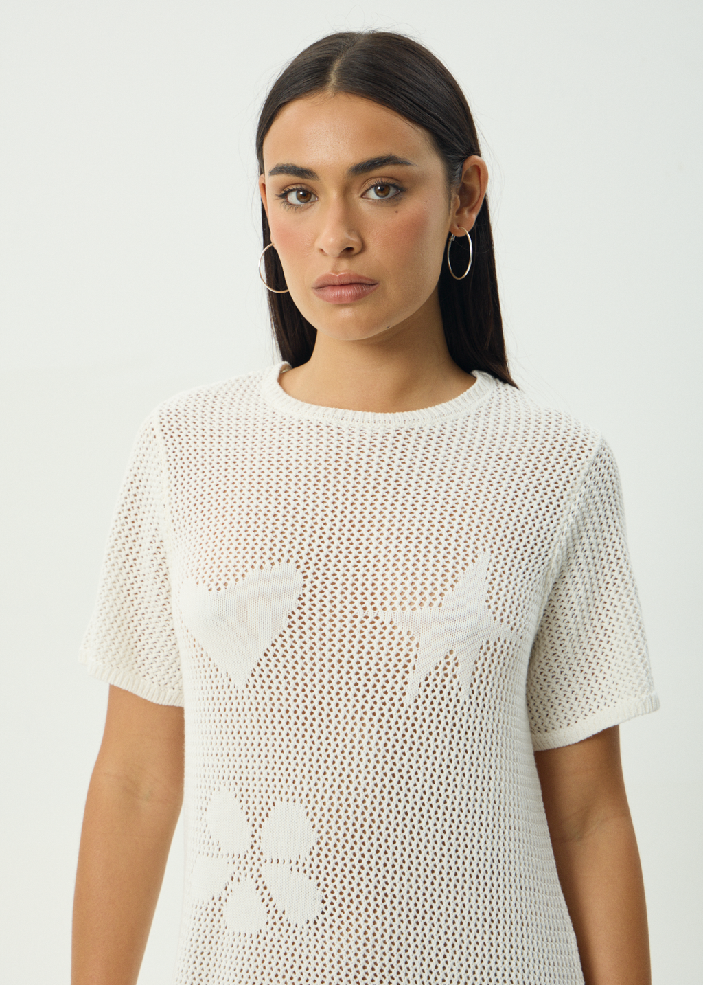 AFENDS Womens Riley - Knit Maxi Dress - White