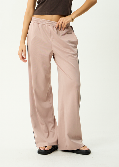 AFENDS Womens Brooklyn - Recycled Track Pant - Dusty Pink