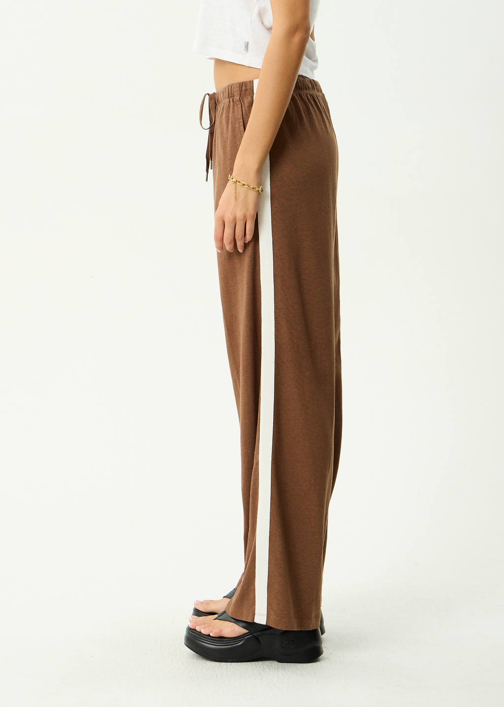 AFENDS Womens Jones - Lounge Pant - Cinnamon