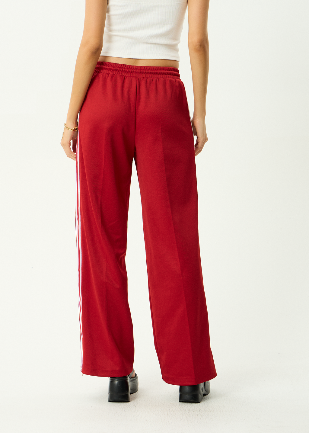 AFENDS Womens Laguna - Recycled Track Pant - Ketchup