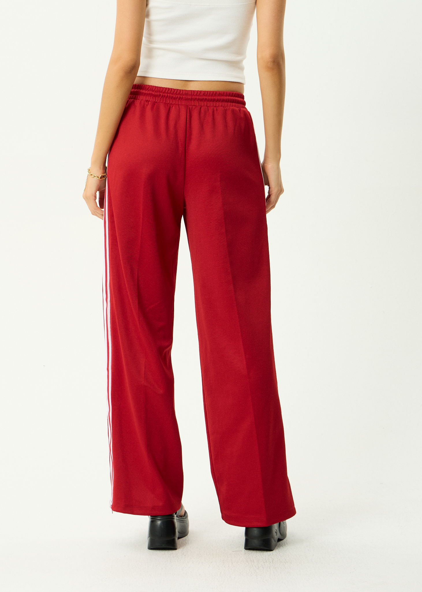 AFENDS Womens Laguna - Recycled Track Pant - Ketchup