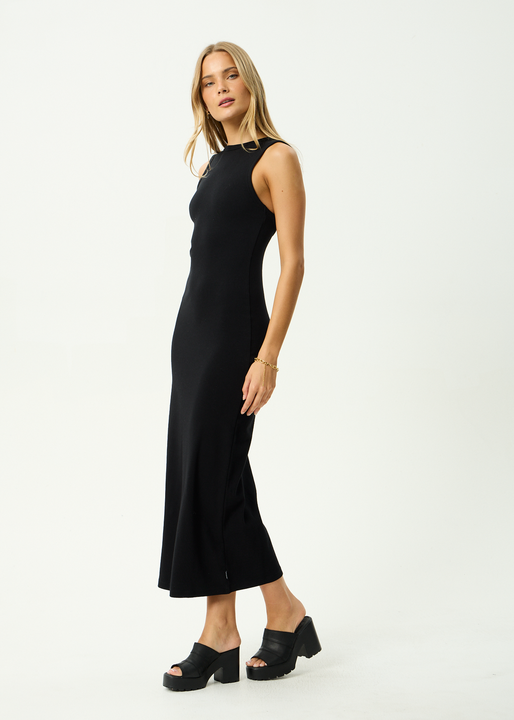 AFENDS Womens Astoria - Maxi Dress - Black