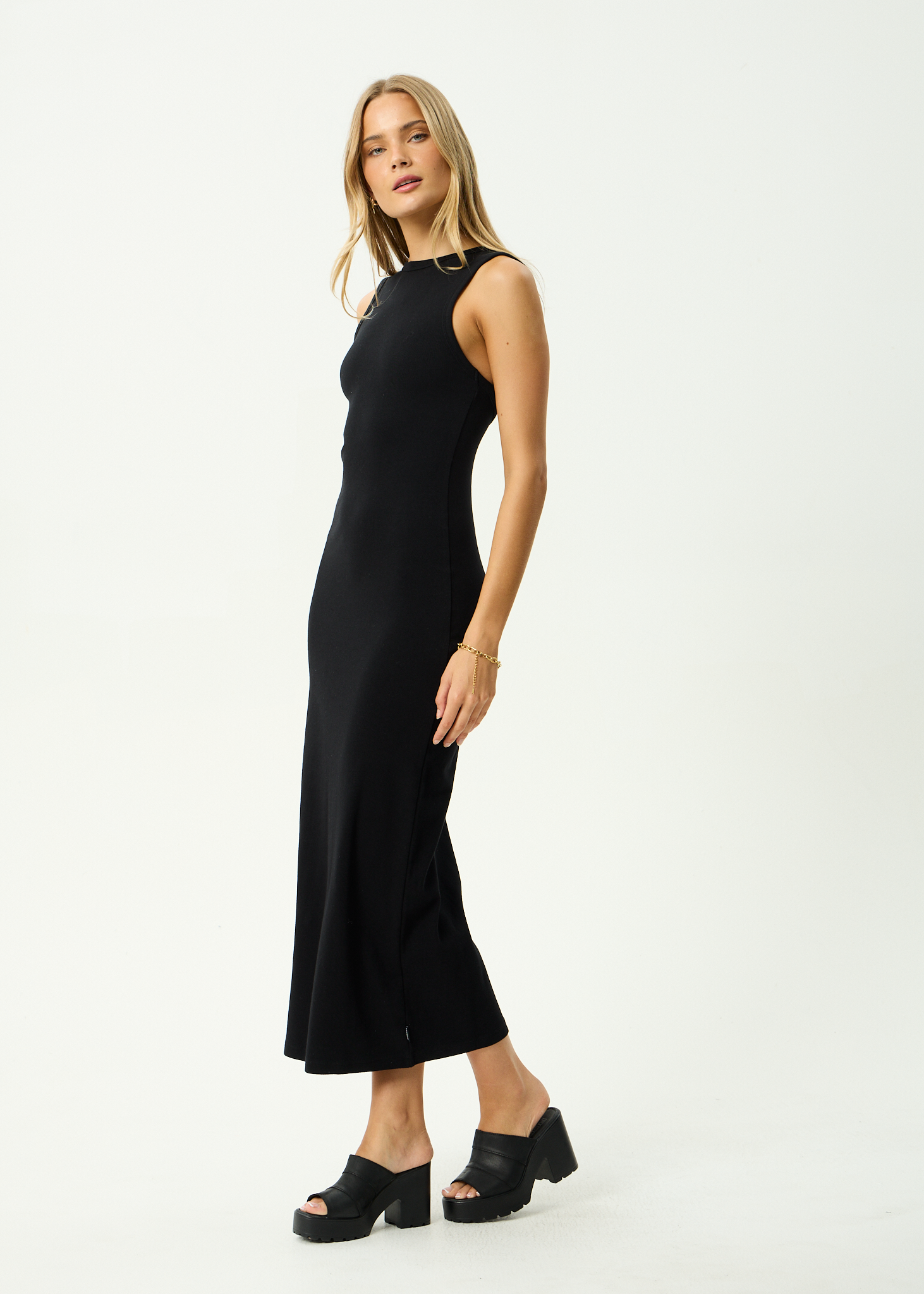 AFENDS Womens Astoria - Maxi Dress - Black