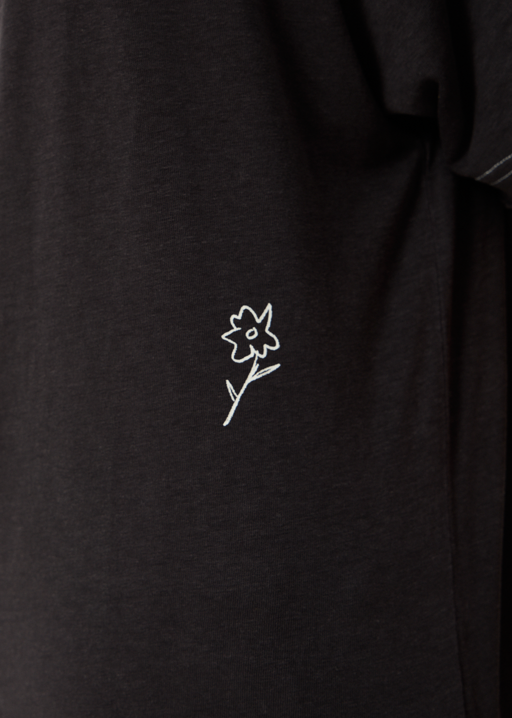 AFENDS Womens Rise - Oversized Tee - Stone Black