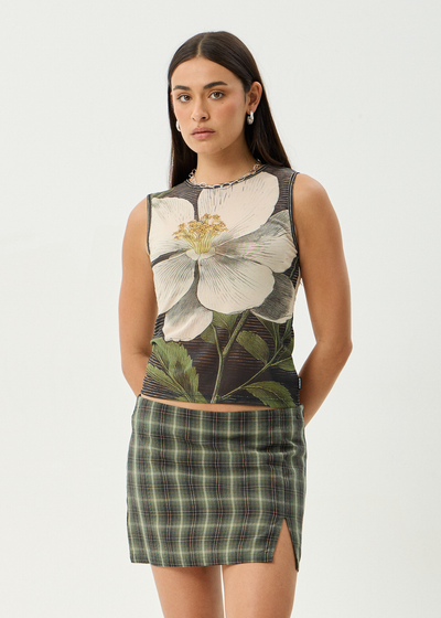 AFENDS Womens Jasmine - Sheer Tank - Multi