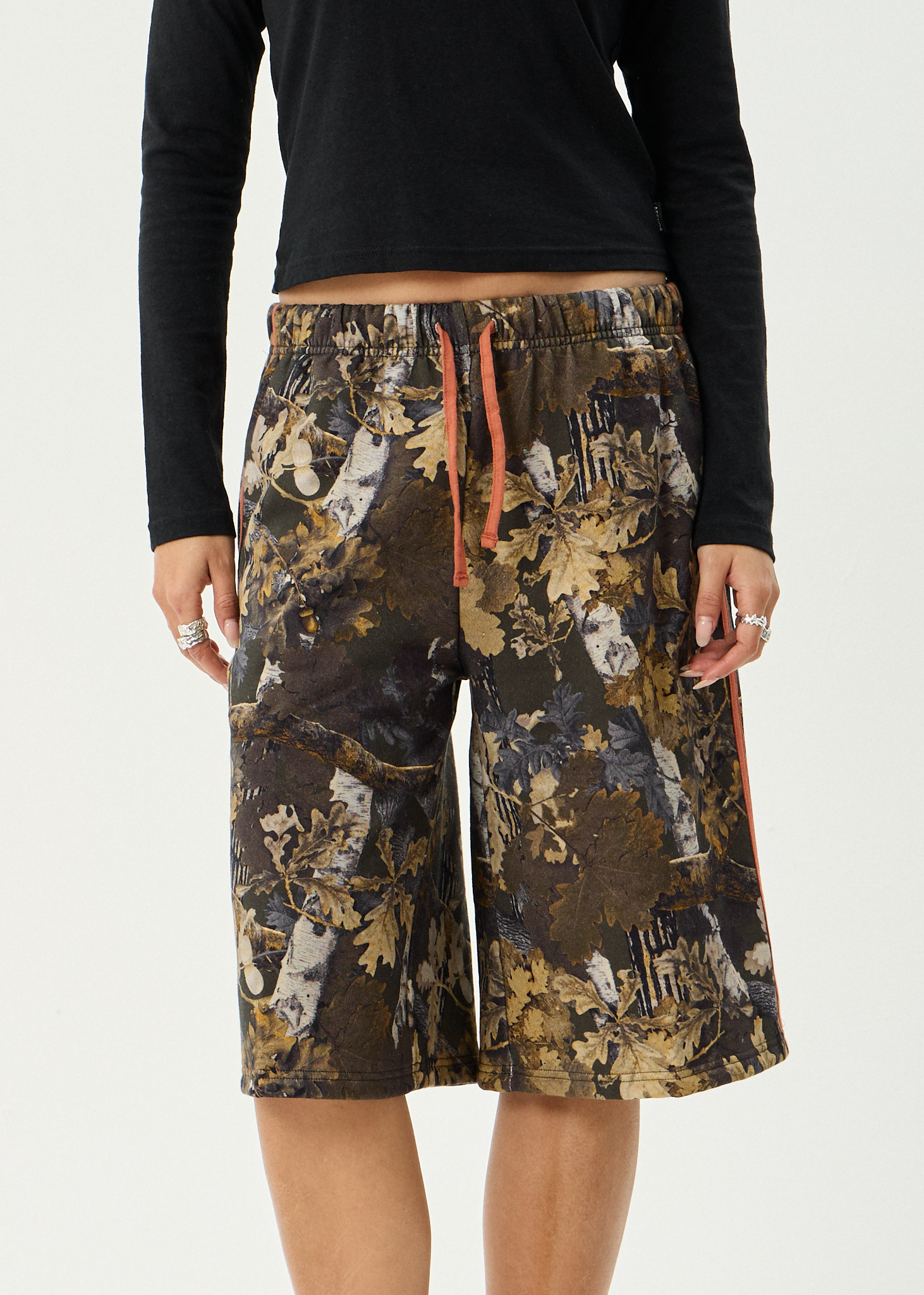 AFENDS Womens Find Me - Longline Short - Multi