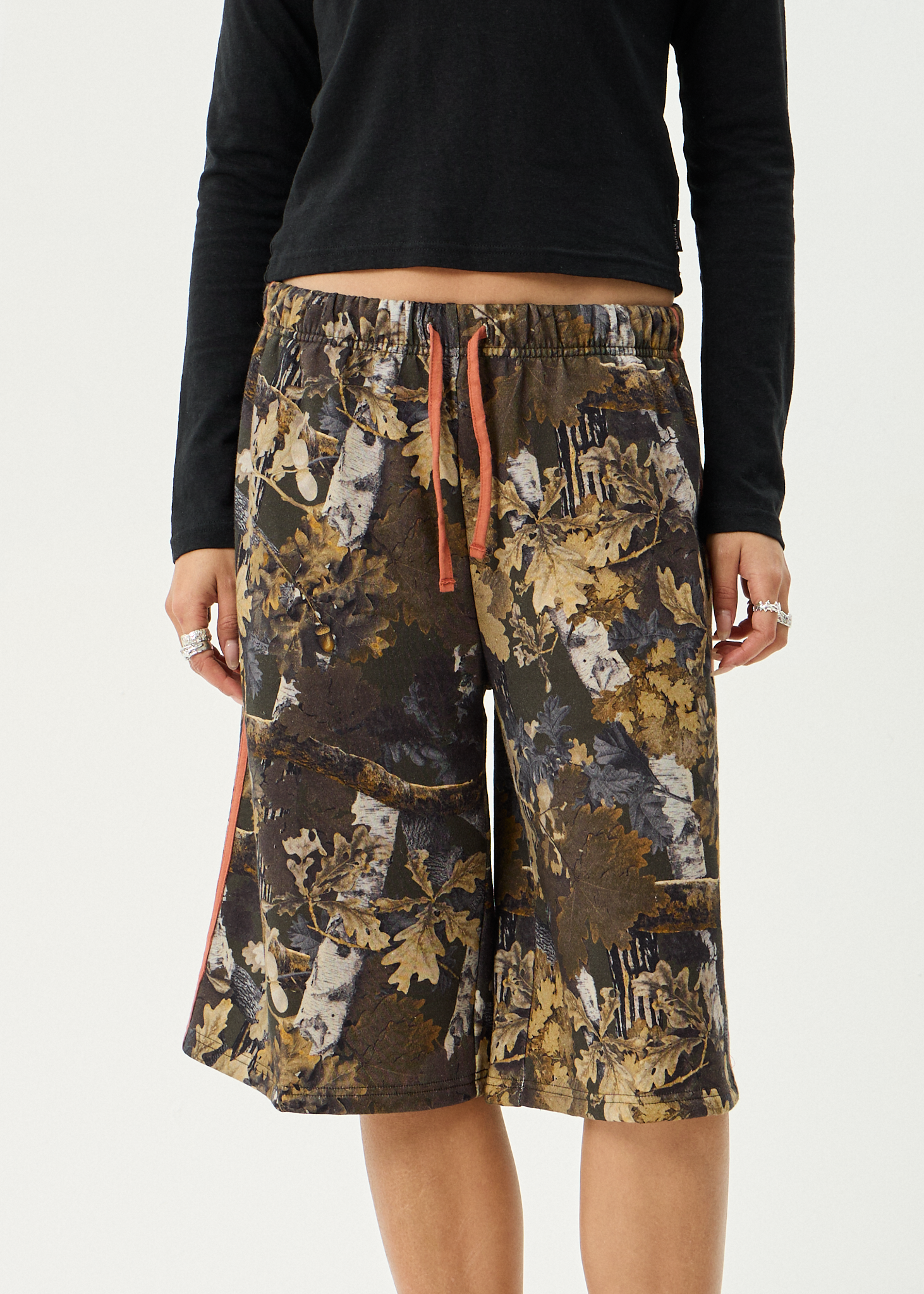 AFENDS Womens Find Me - Longline Short - Multi