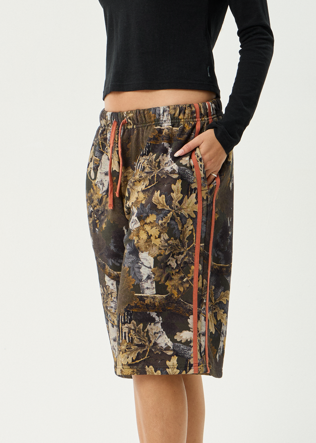 AFENDS Womens Find Me - Longline Short - Multi