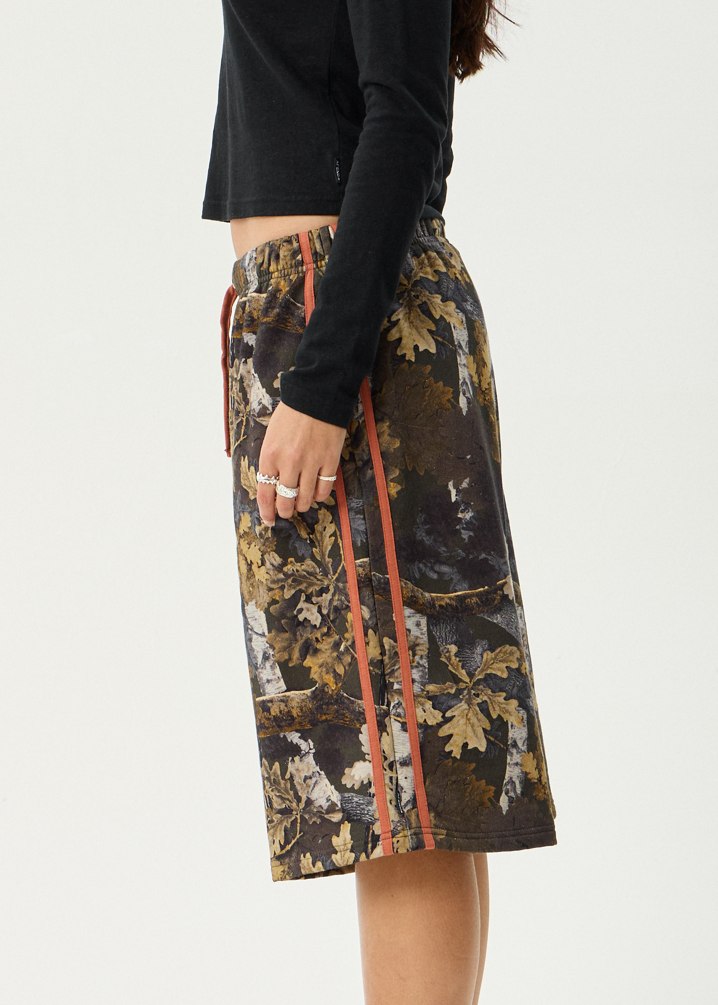 AFENDS Womens Find Me - Longline Short - Multi