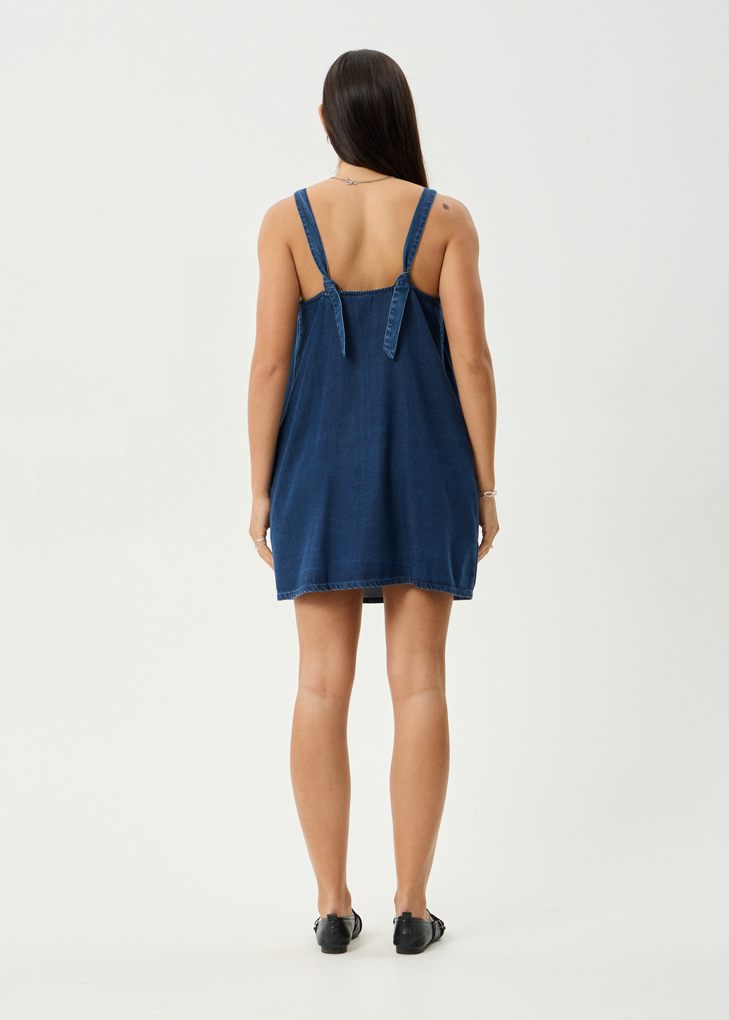 AFENDS Womens Palmer - Mini Dress - Ink