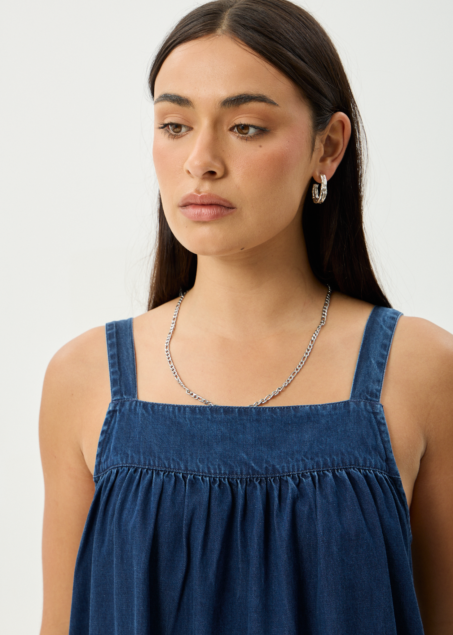 AFENDS Womens Palmer - Mini Dress - Ink