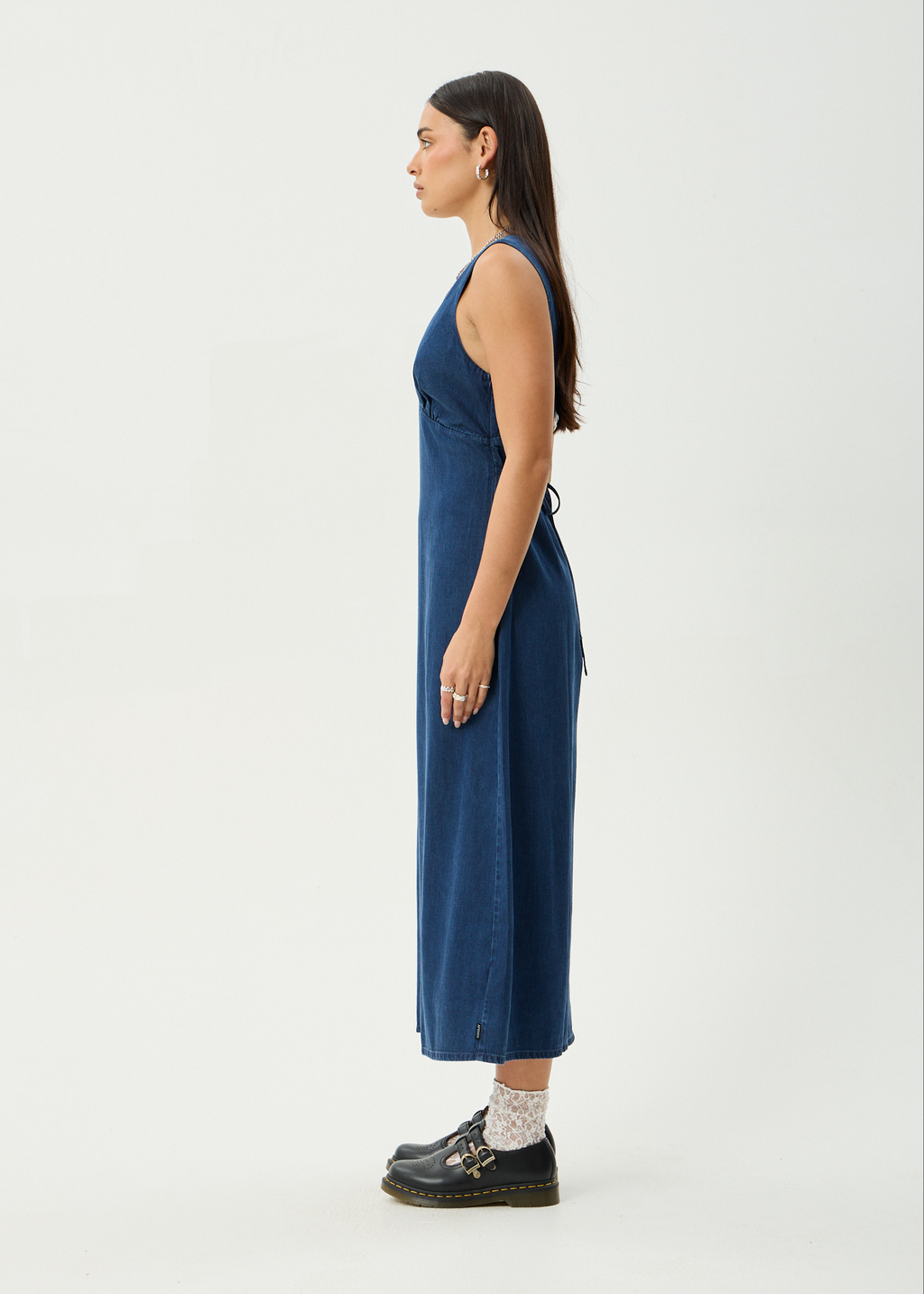 AFENDS Womens Palmer - Maxi Dress - Ink