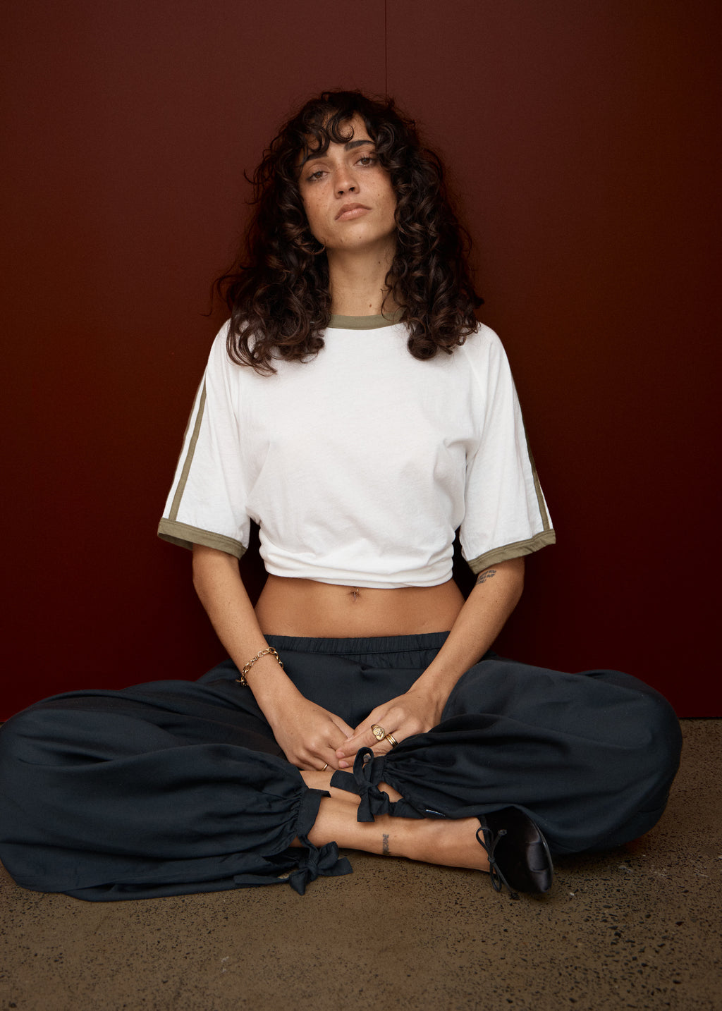 AFENDS Smokeshow - Oversized Raglan Tee - White
