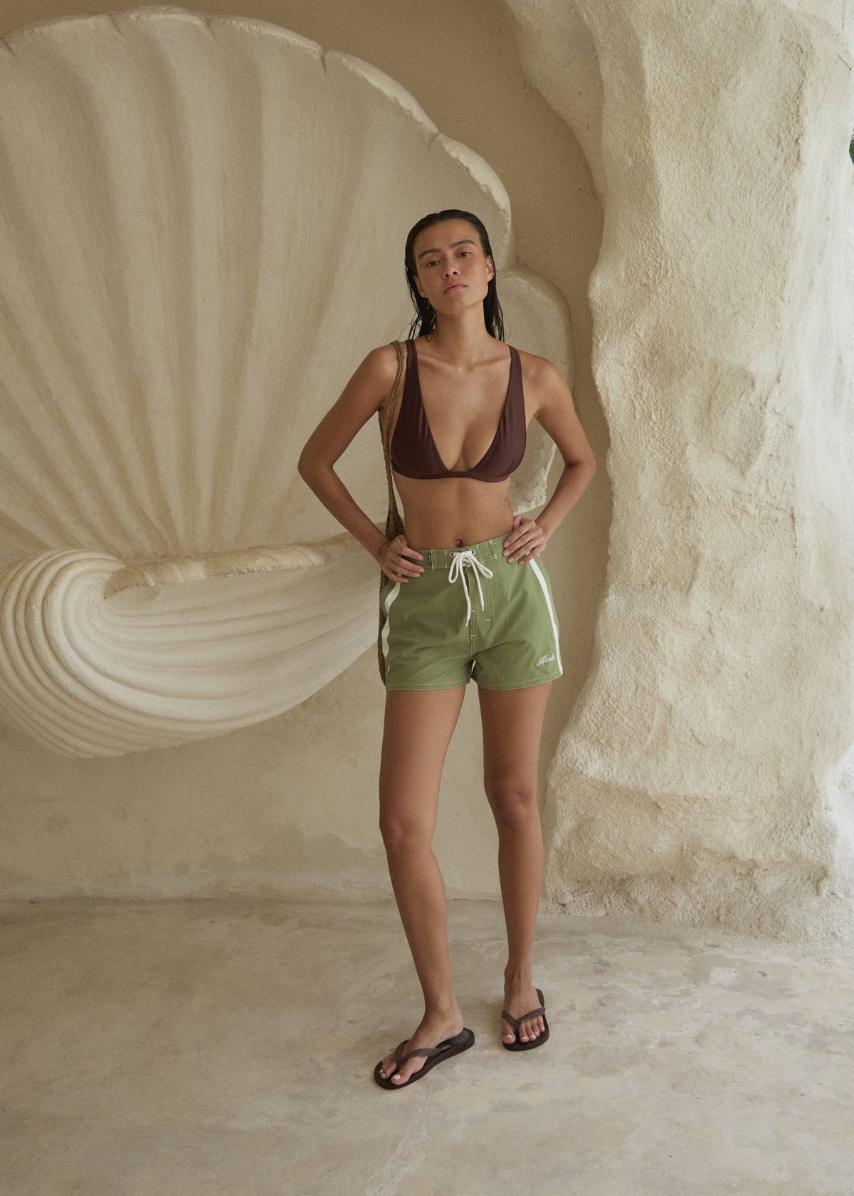AFENDS Ellia - Boardshorts - Sage