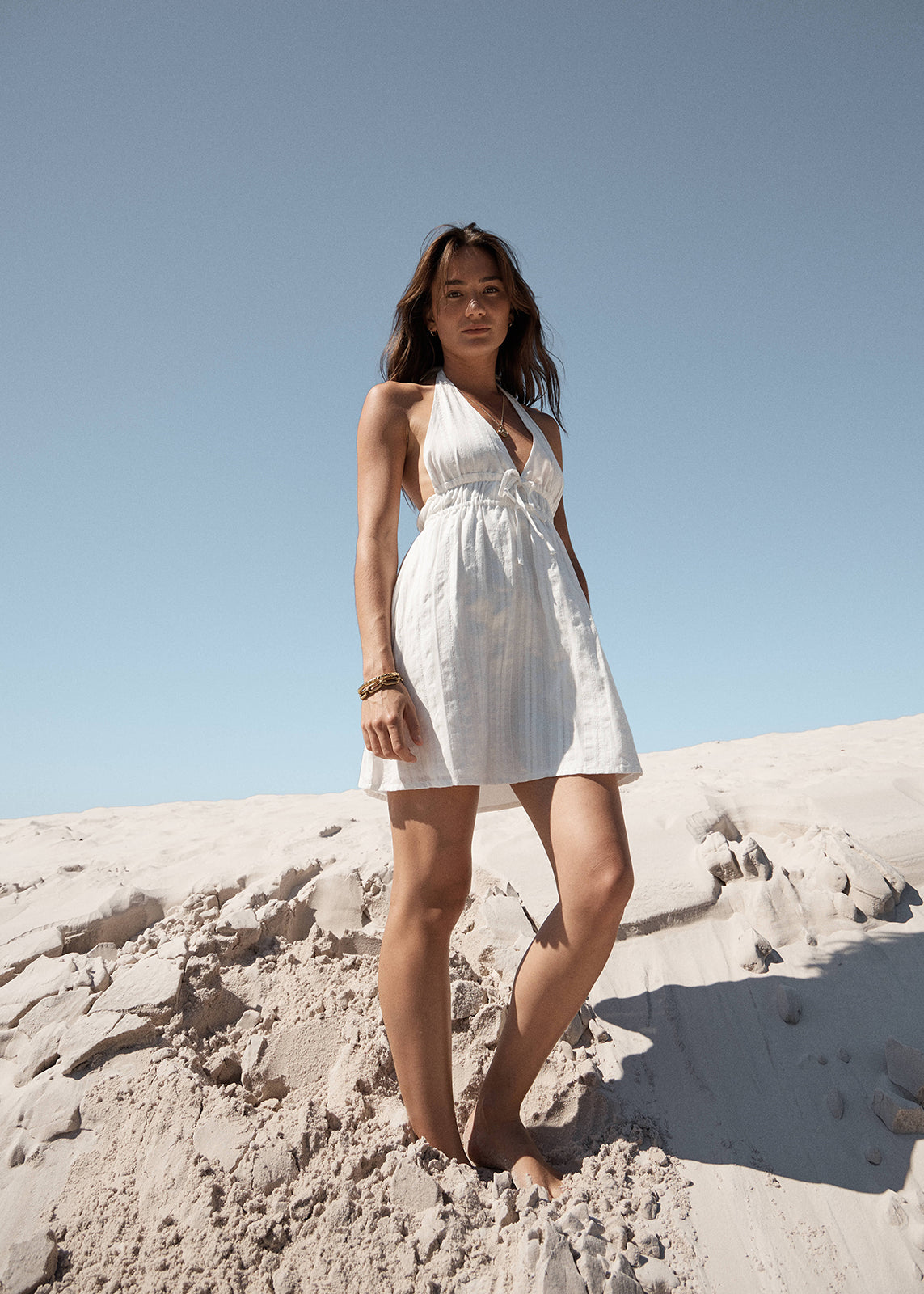 AFENDS June - Mini Dress - White