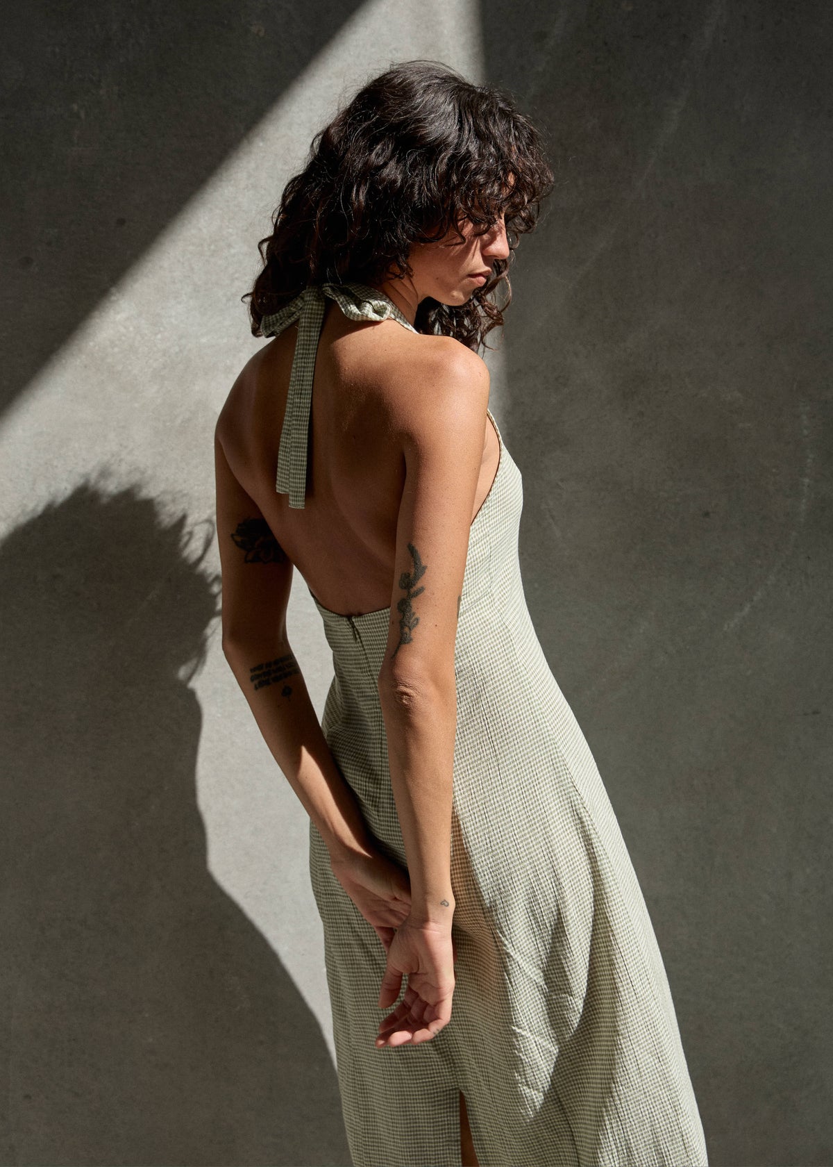 AFENDS Maya - Maxi Dress - Indy Sage Check