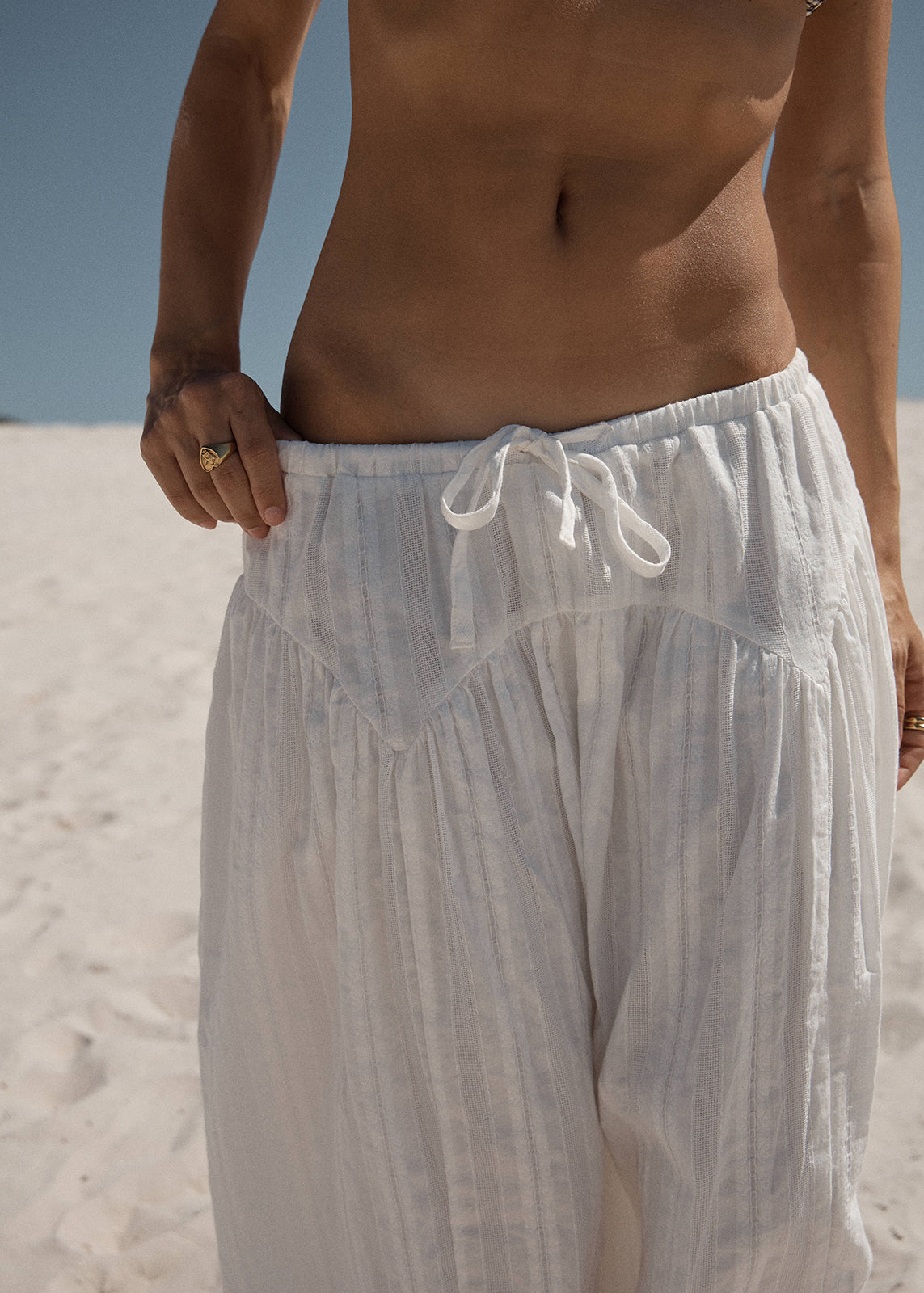 AFENDS Marlow - Midi Skirt - White