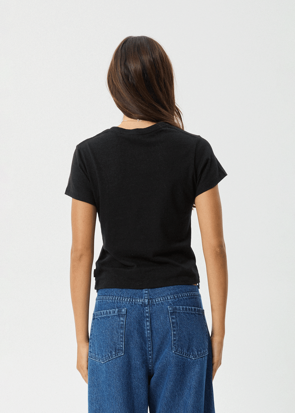 AFENDS Womens Carmen - Baby Tee - Black
