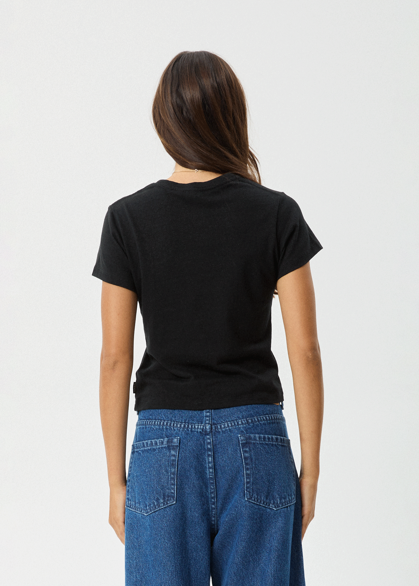 AFENDS Womens Carmen - Baby Tee - Black