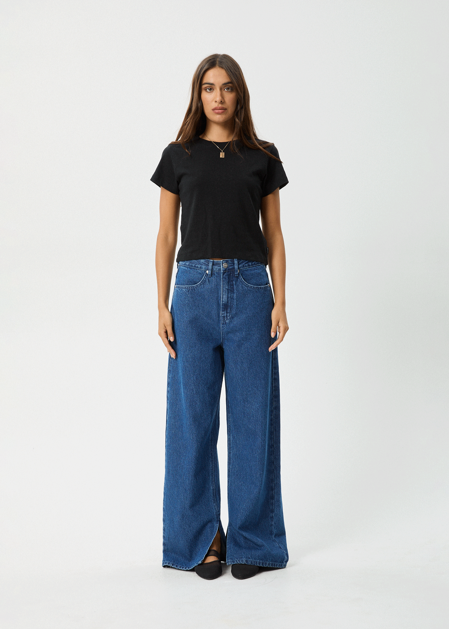 AFENDS Womens Carmen - Baby Tee - Black