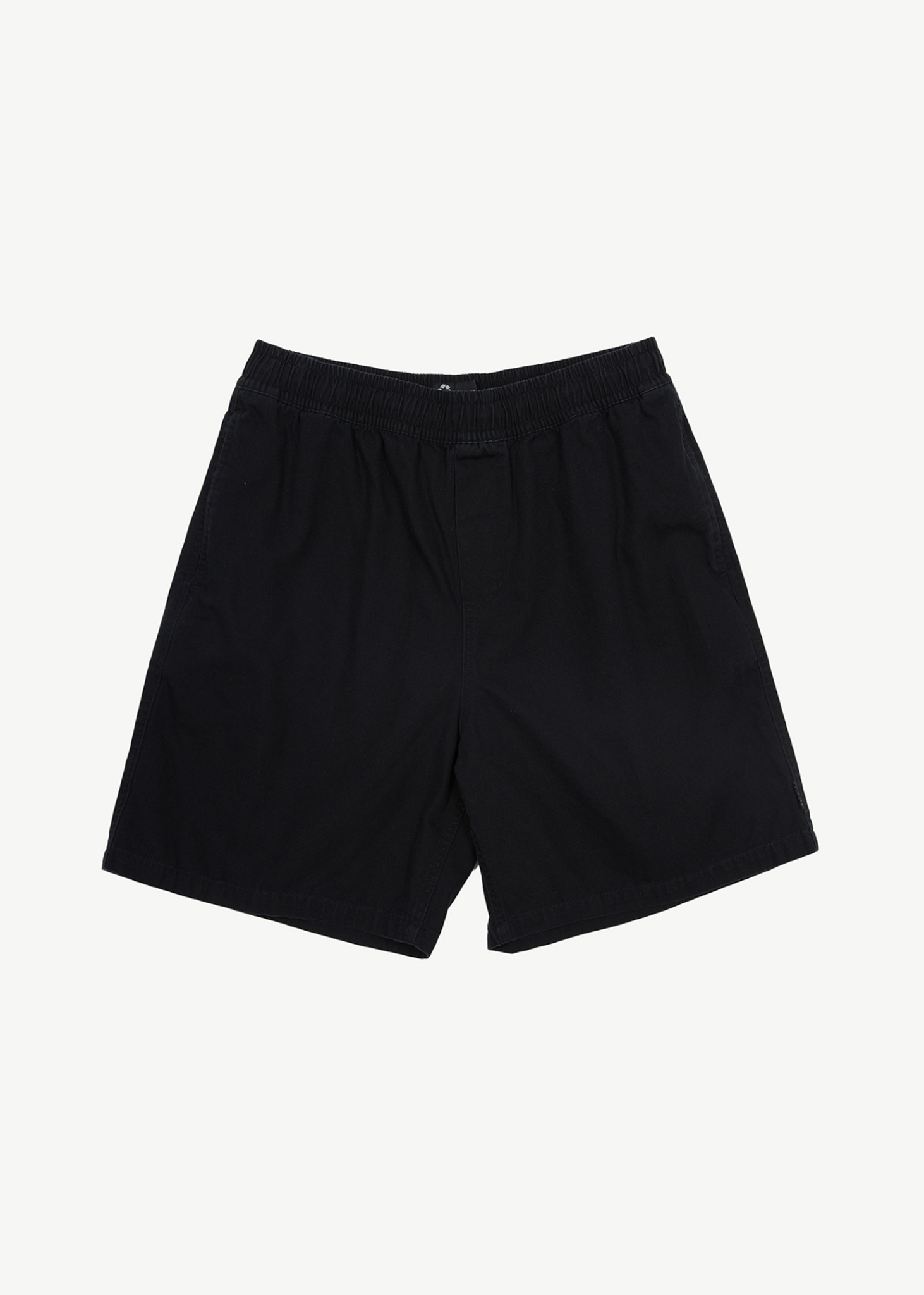 AFENDS Mens Ninety Eights - Oversized Short 20" - Black