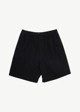 Afends Mens Ninety Eights - Recycled Baggy Elastic Waist Shorts - Black - Afends mens ninety eights   recycled baggy elastic waist shorts   black 