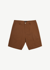 Afends Mens Ninety Twos - Recycled Fixed Waist Shorts - Toffee - Afends mens ninety twos   recycled fixed waist shorts   toffee 