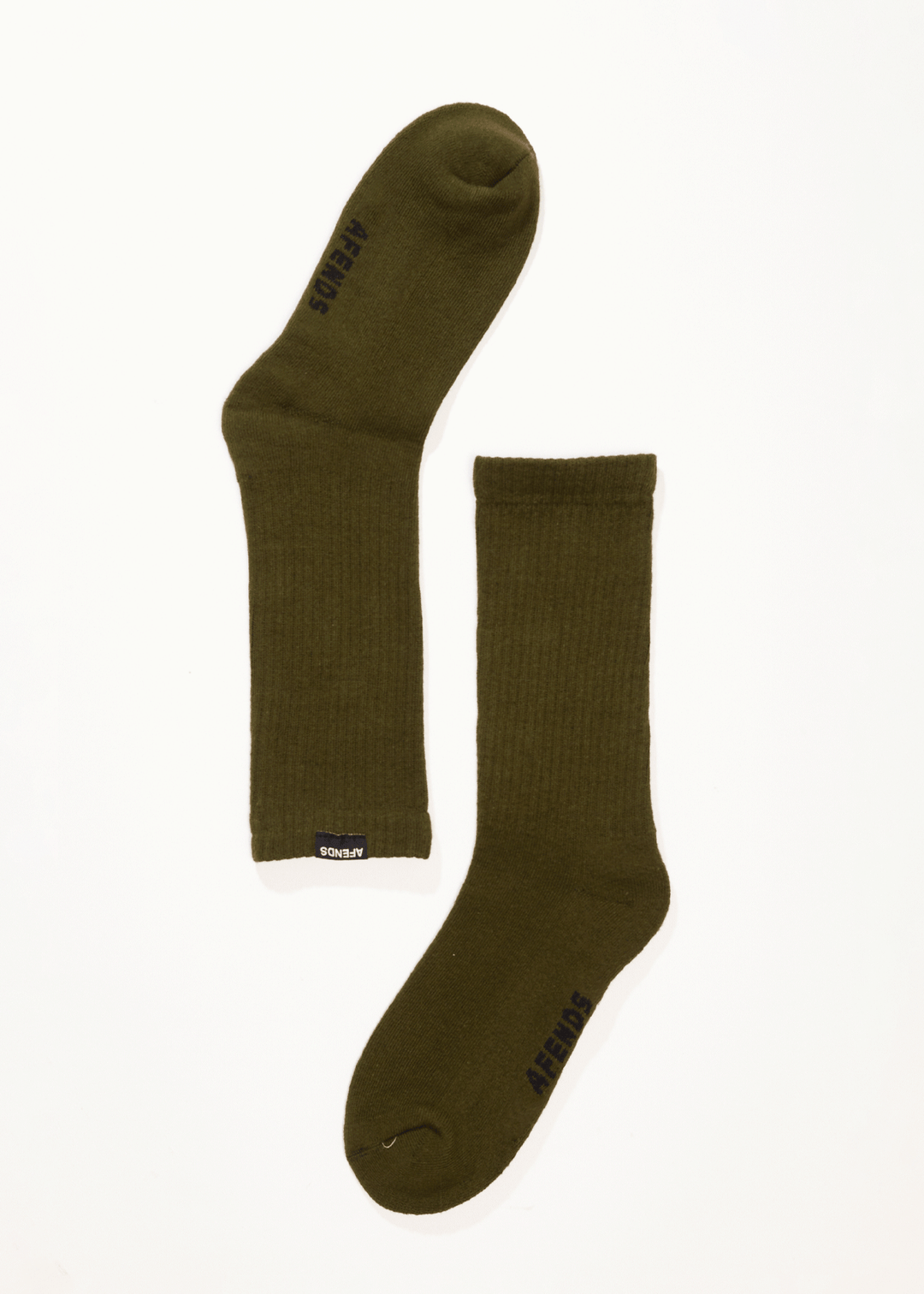 AFENDS Mens Everyday - Socks One Pack - Military 