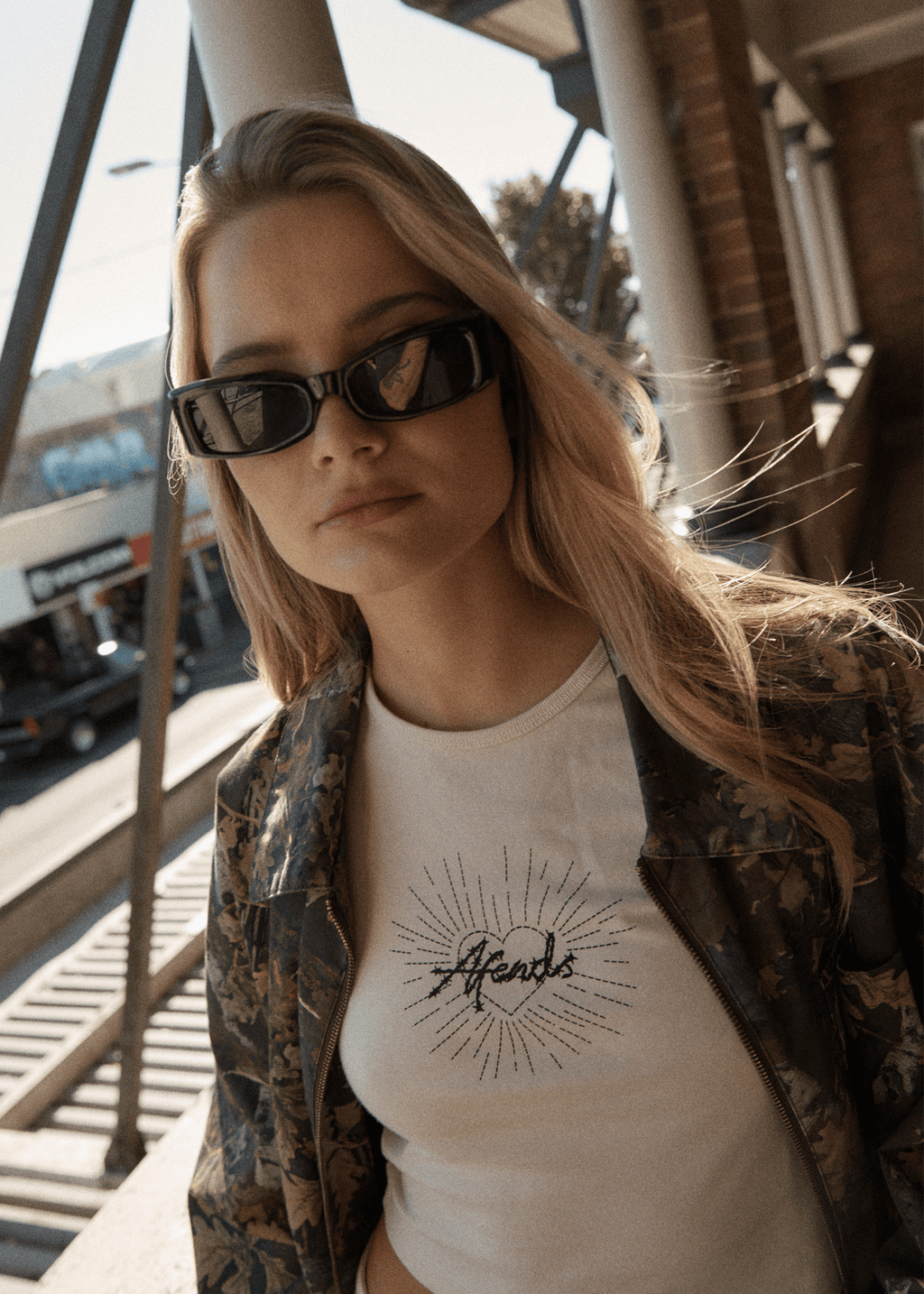 AFENDS Womens Pulse - Tank Top - Moonbeam 