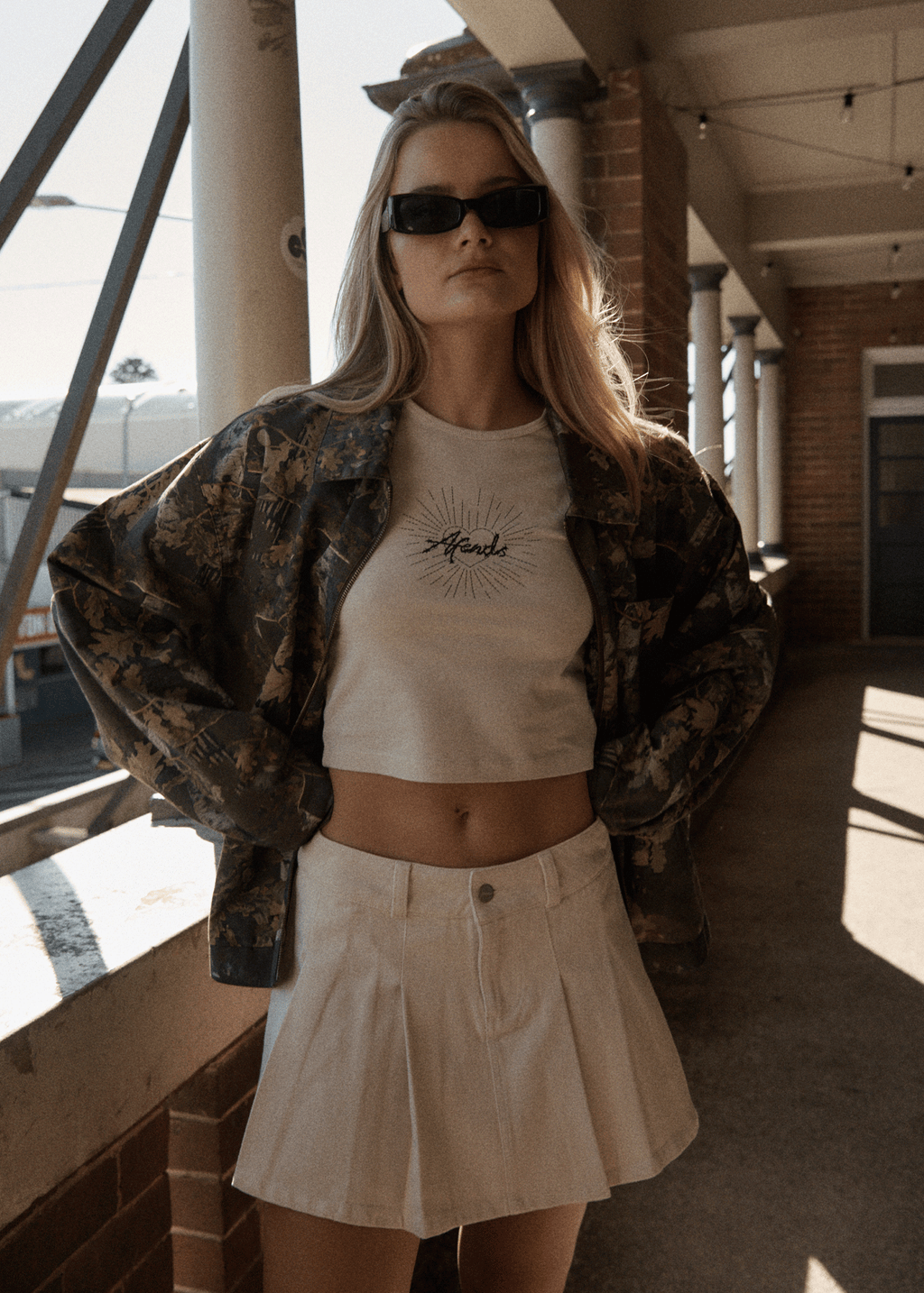 AFENDS Womens Pulse - Tank Top - Moonbeam 