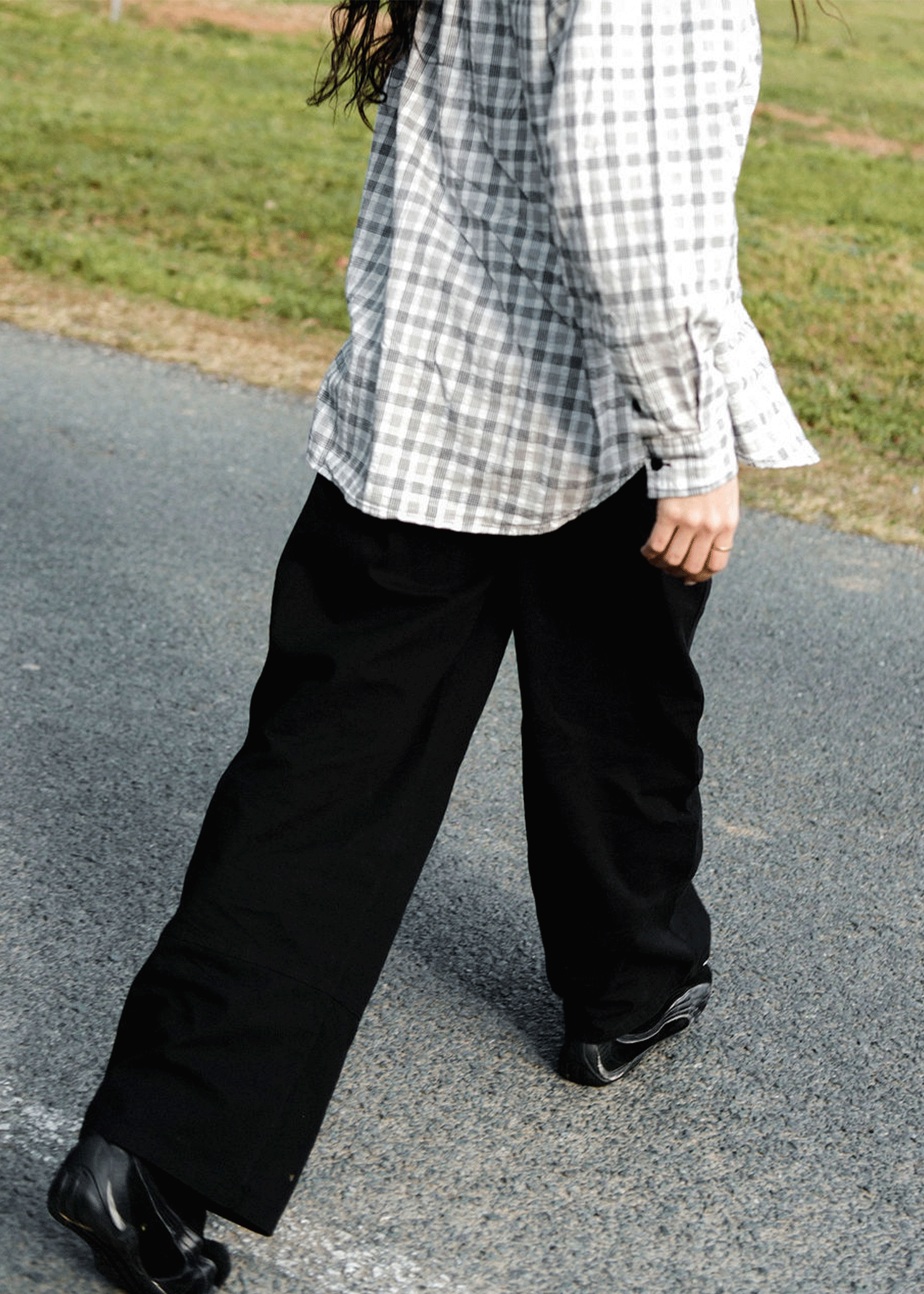 AFENDS Womens Maverick - Canvas Pant - Black