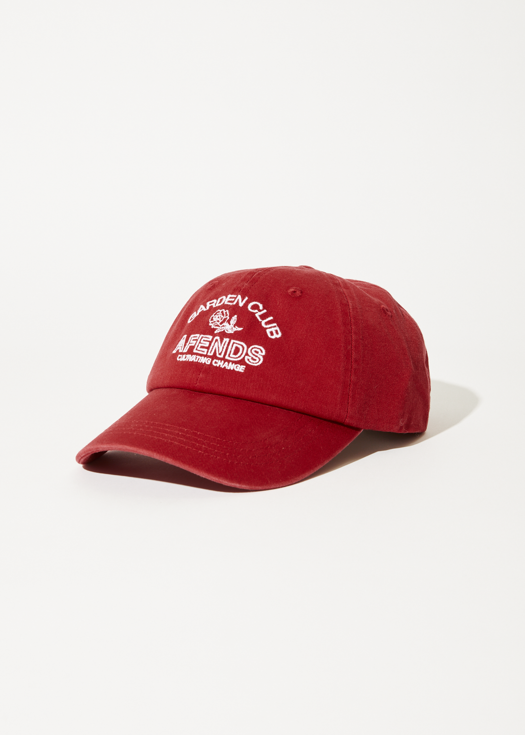 AFENDS Womens Cultivate - Panelled Cap - Ketchup 