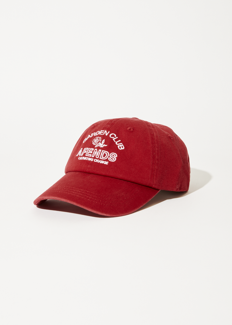 AFENDS Womens Cultivate - Panelled Cap - Ketchup