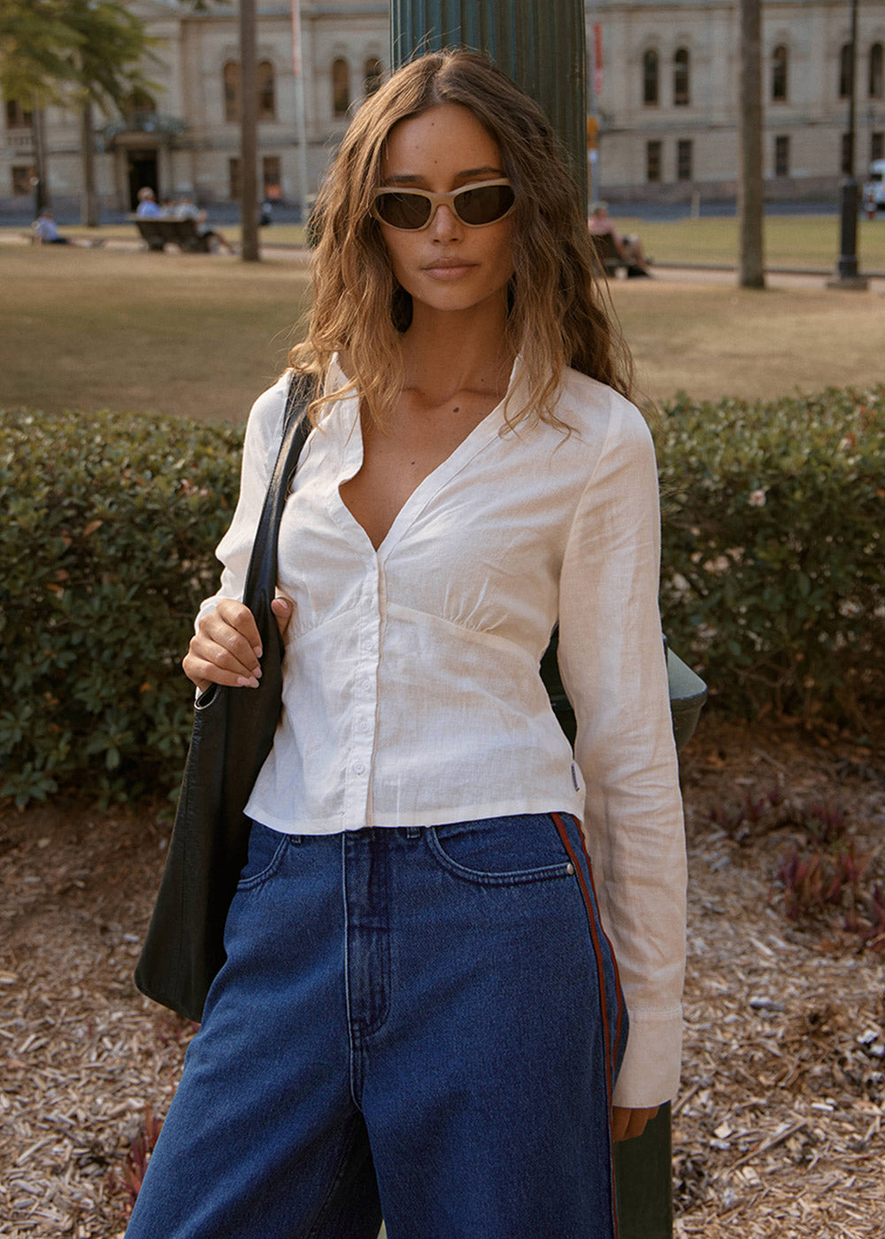 AFENDS Womens Archive - Shirt - White