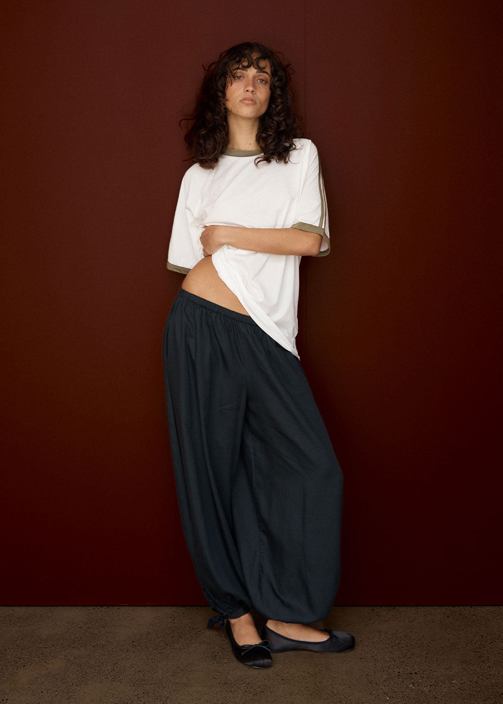 AFENDS Lyana - Balloon Pant - Black
