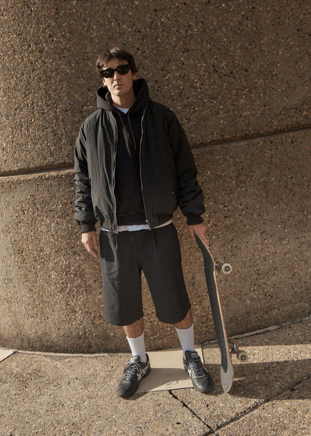 AFENDS Mens No More Bombs - Bomber Jacket - Black