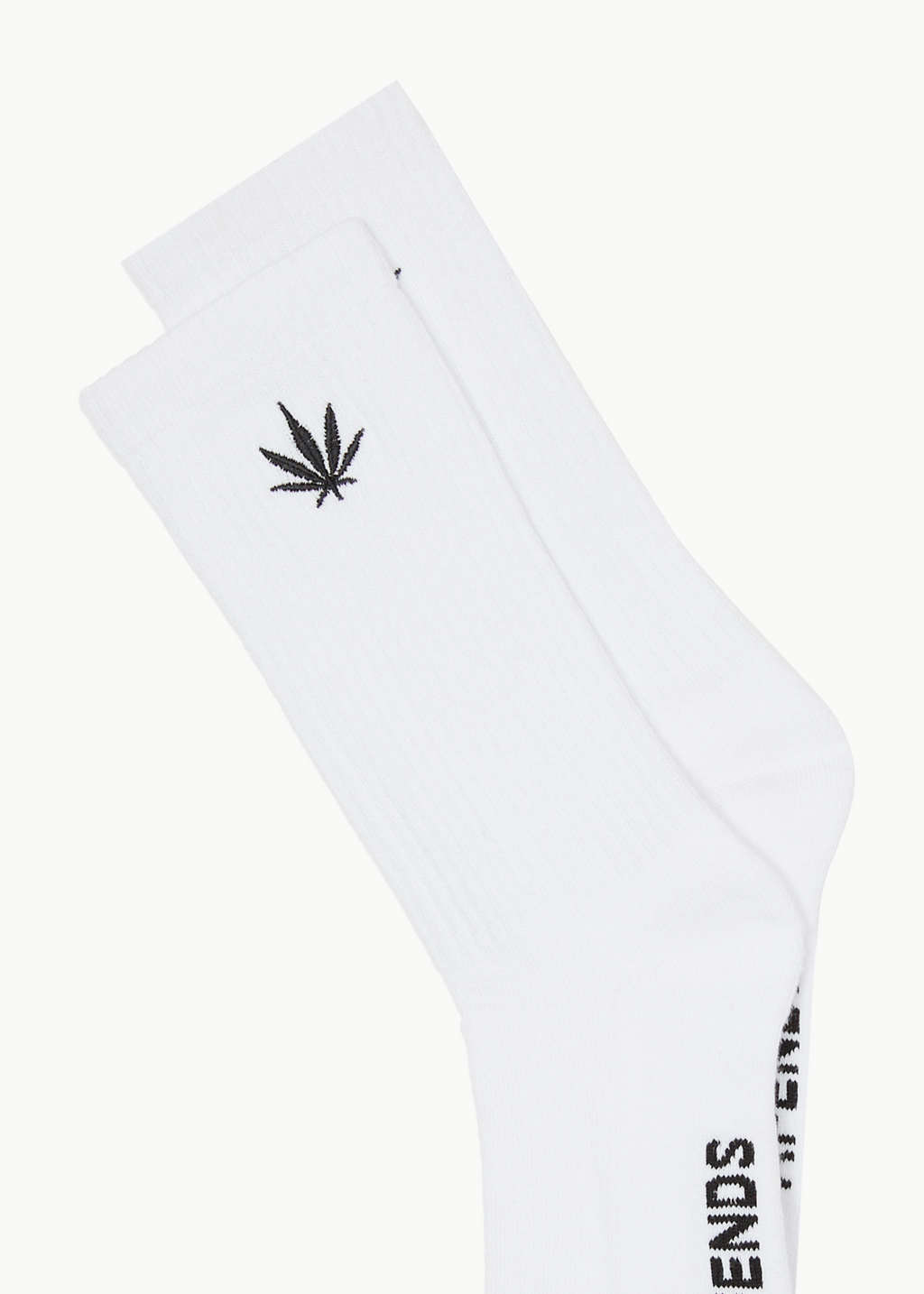 AFENDS Mens Happy - Socks One Pack - White